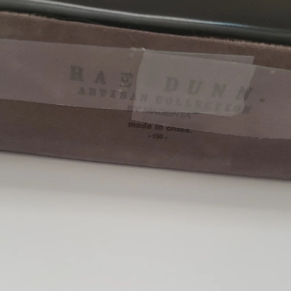 Rae Dunn Black Ceramic Tape Dispenser